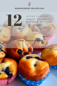 So, ich bin keine Food-Bloggerin also verzeih mir die unfoodbloggerhaften Fotos meiner vier Back-Rezepte.  Blaubeeren Muffins 