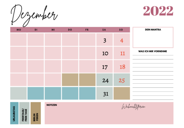 Wieviel Urlaub Weihnachten 2022 Urlaub richtig planen nutze die Brückentage 2022! (Berlin) + Kalender