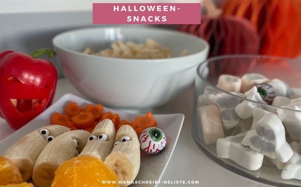 3 Halloween Snacks für Kinder – gesund aber gruselig!